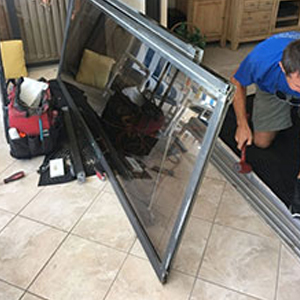 sliding glass door frame repair Los Angeles